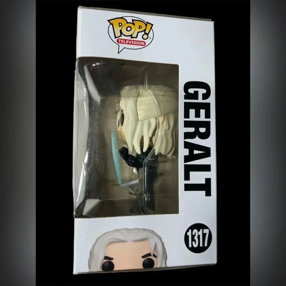 The Witcher - Geralt (Henry Cavill 😔) using Aard - Funko Pop! #1317 - BNIB 🖤🩶 - Picture 3 of 4